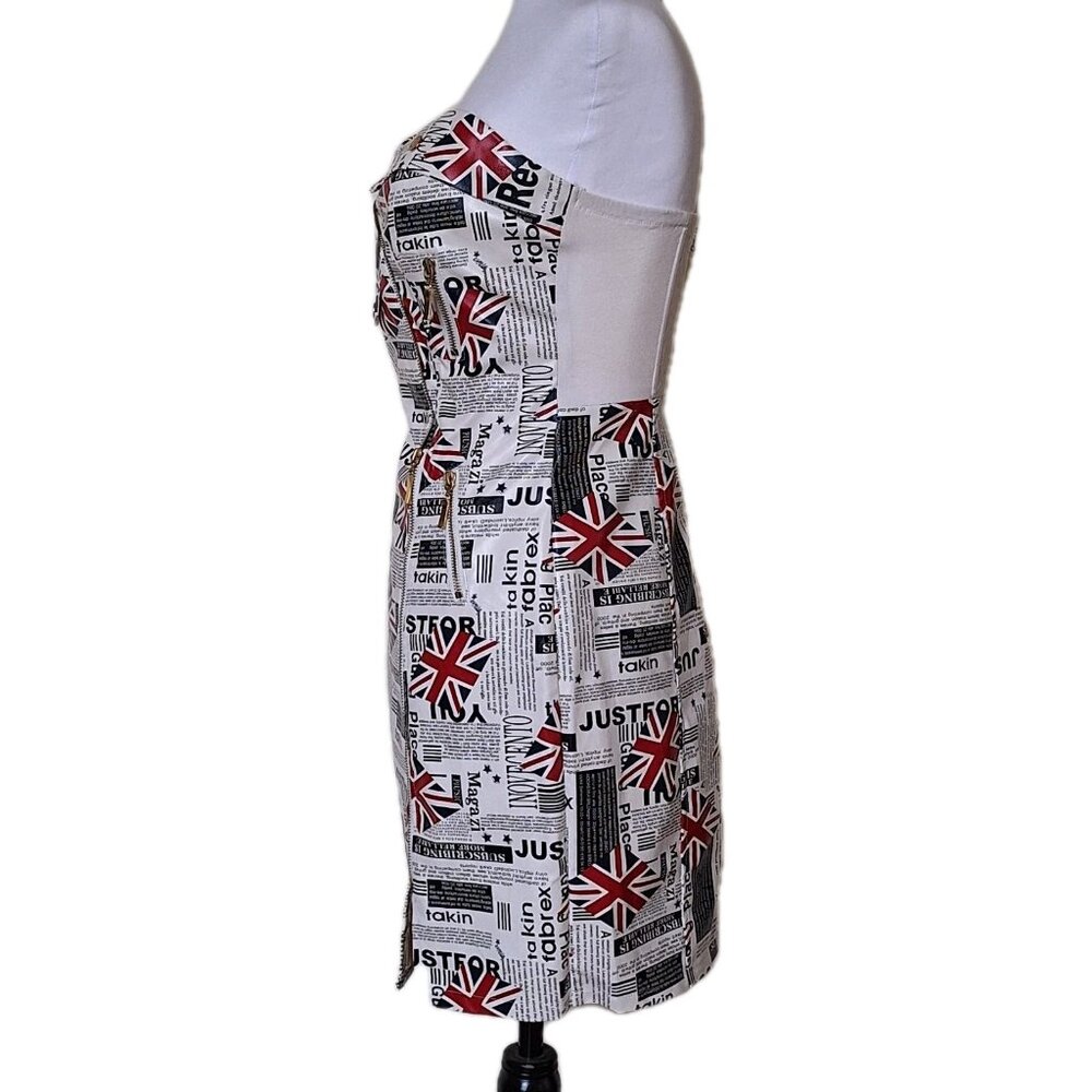 UNION JACK PVC DRESS SIZE LARGE - Picture 3 of 6
